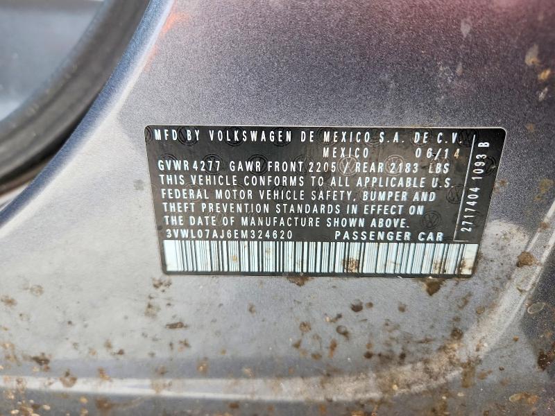 Aukcja sprzedaży 2014 Volkswagen Jetta, vin: 3VWL07AJ6EM324620, numer aukcji: 47320766