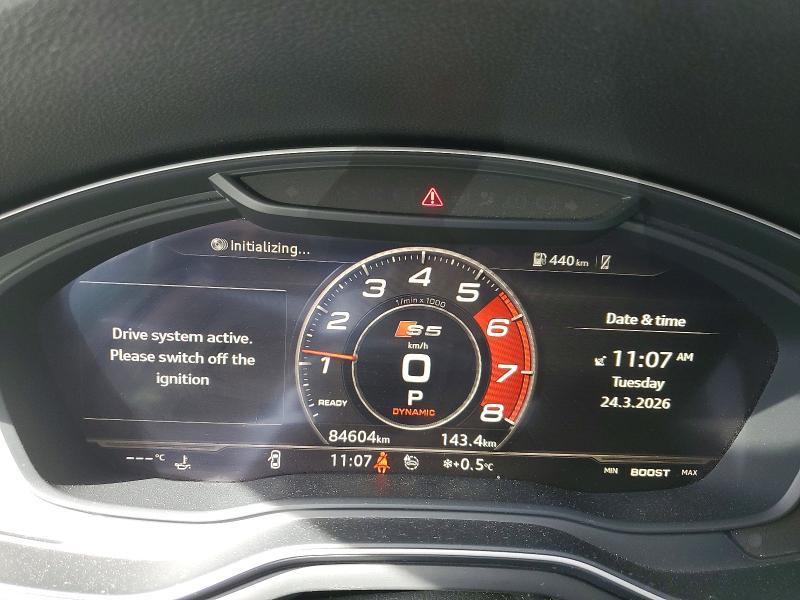 Aukcja sprzedaży 2018 Audi S5, vin: WAUC4CF5XJA054209, numer aukcji: 46563196
