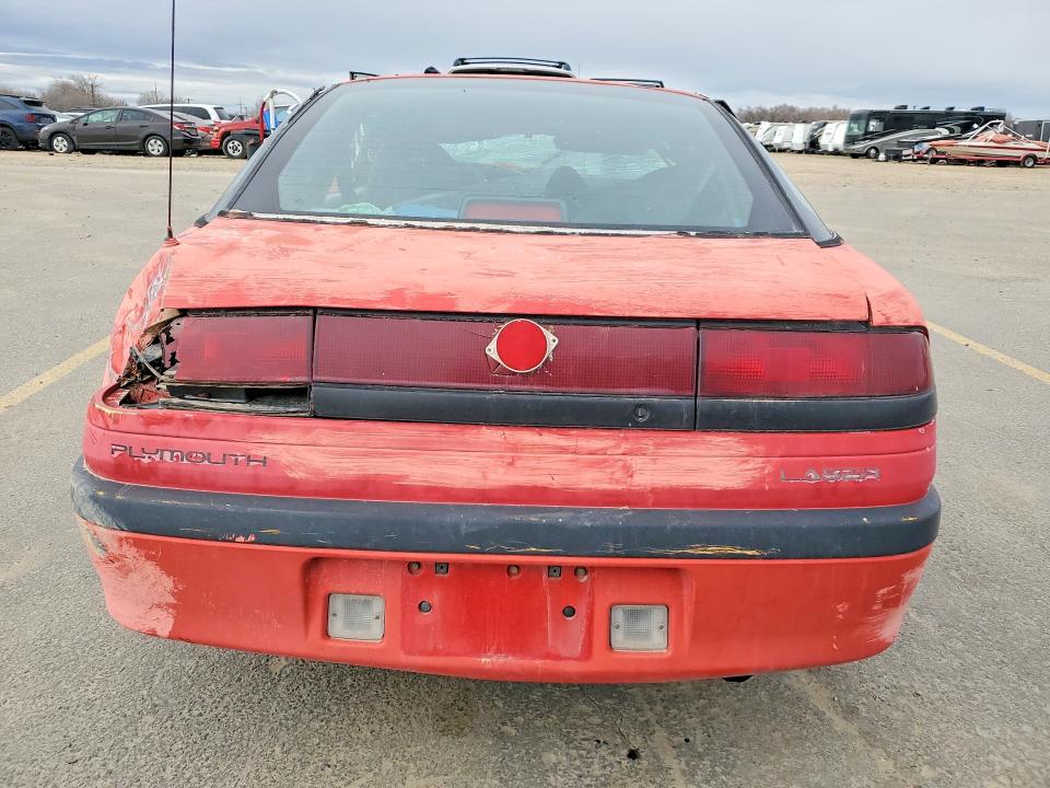 42009186 :رقم المزاد ، 4P3CS34T3LE100712 vin ، 1990 Plymouth Laser مزاد بيع