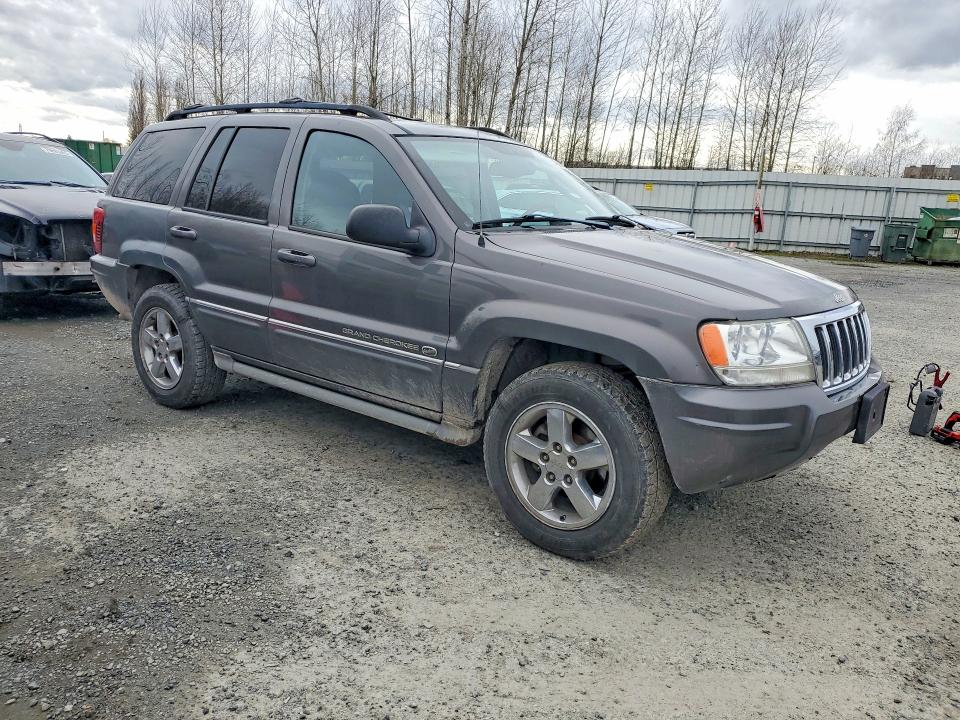 2004 Jeep Grand Cherokee მანქანა იყიდება აუქციონზე, vin: 1J8GW68J24C398693, აუქციონის ნომერი: 45608366