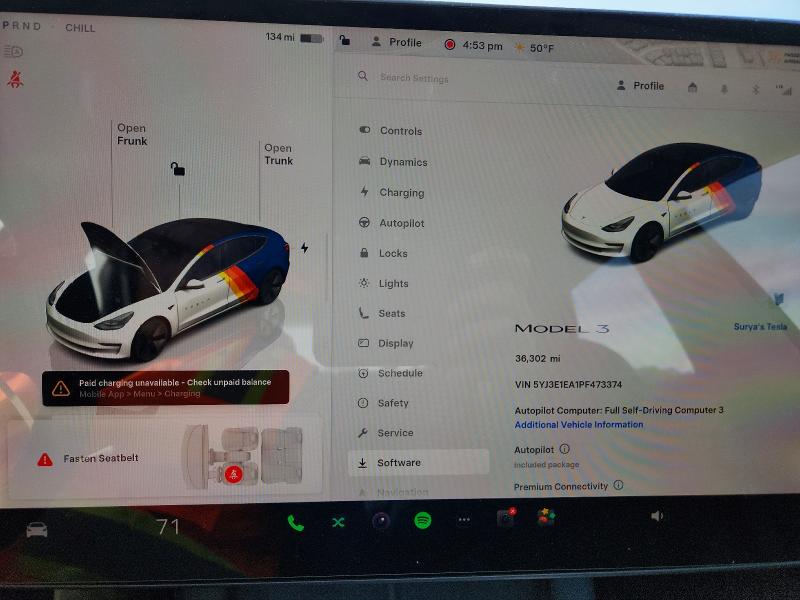 Продаж на аукціоні авто 2023 Tesla Model 3, vin: 5YJ3E1EA1PF473374, номер лоту: 46143686