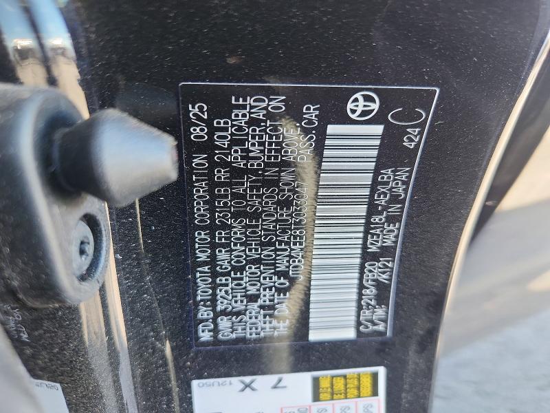 Продажа на аукционе авто 2026 Toyota Corolla, vin: JTDB4MEE8T3033047, номер лота: 47635136