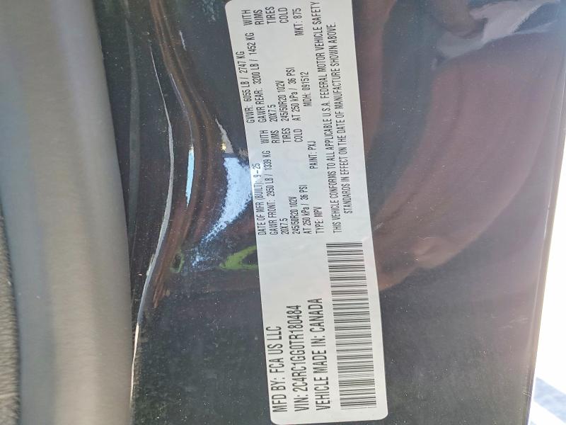2026 Chrysler Pacifica მანქანა იყიდება აუქციონზე, vin: 2C4RC1GG0TR180484, აუქციონის ნომერი: 45817396