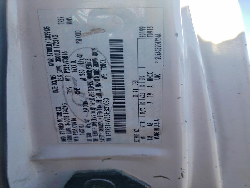 Продажа на аукционе авто 2005 Ford E150, vin: 1FTRE14W65HB31083, номер лота: 41795706