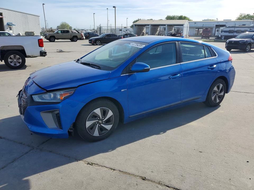 Продаж на аукціоні авто 2017 Hyundai Ioniq Hybrid, vin: KMHC75LC9HU057695, номер лоту: 47754306