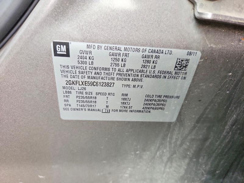 Aukcja sprzedaży 2012 Gmc Terrain, vin: 2GKFLXE59C6123827, numer aukcji: 47525596