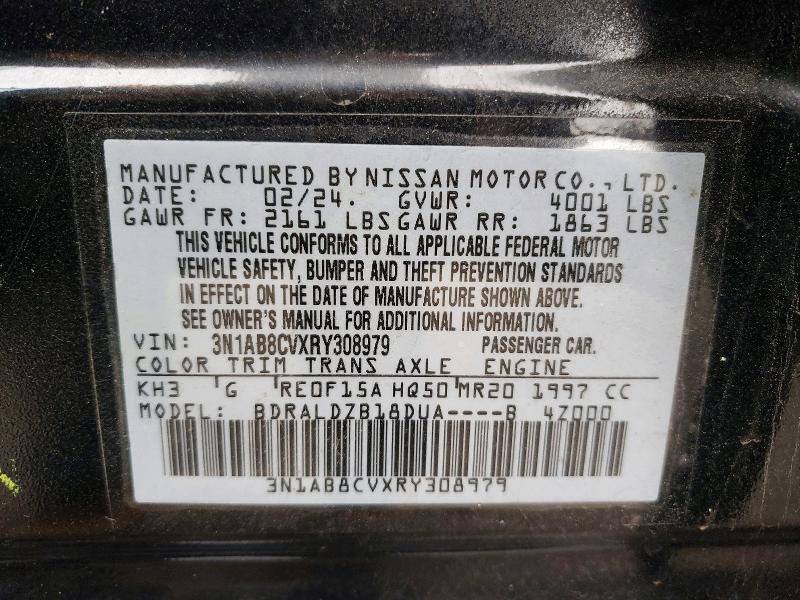 Продажа на аукционе авто 2024 Nissan Sentra, vin: 3N1AB8CVXRY308979, номер лота: 42051796