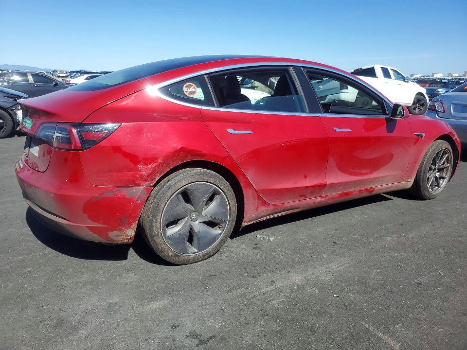 2019 Tesla Model 3 მანქანა იყიდება აუქციონზე, vin: 5YJ3E1EA9KF299076, აუქციონის ნომერი: 41648486