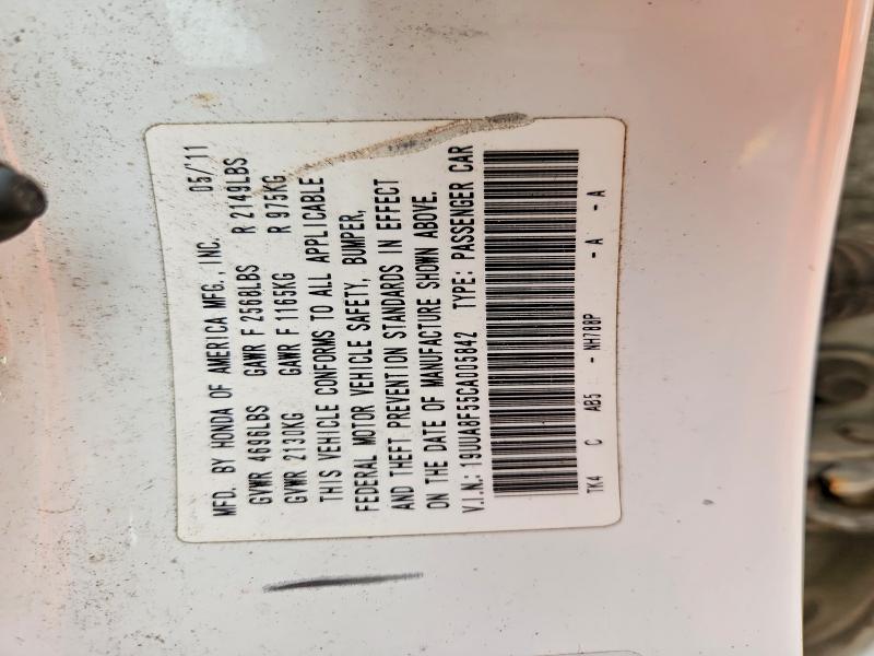79596935 :رقم المزاد ، 19UUA8F55CA005842 vin ، 2012 Acura Tl مزاد بيع