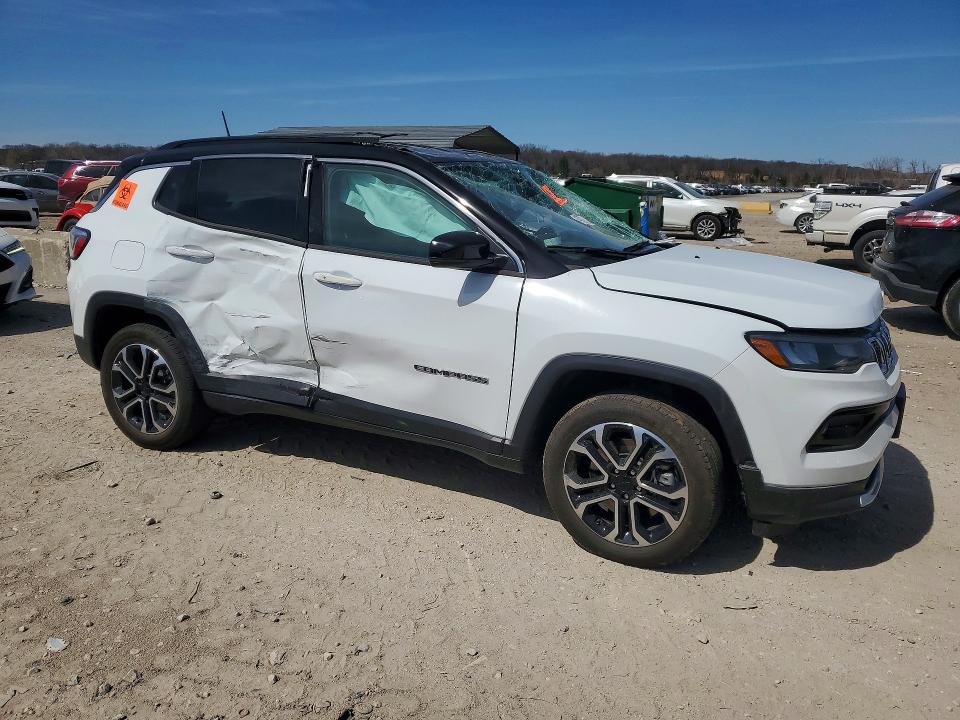 2023 Jeep Compass მანქანა იყიდება აუქციონზე, vin: 3C4NJDCN8PT531784, აუქციონის ნომერი: 47957916