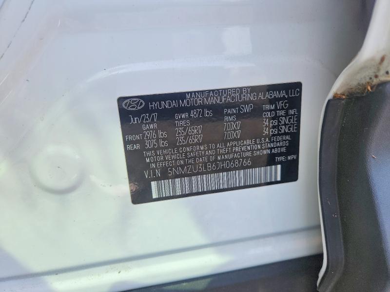 Продажа на аукционе авто 2018 Hyundai Santa Fe Sport, vin: 5NMZU3LB6JH068766, номер лота: 41974566