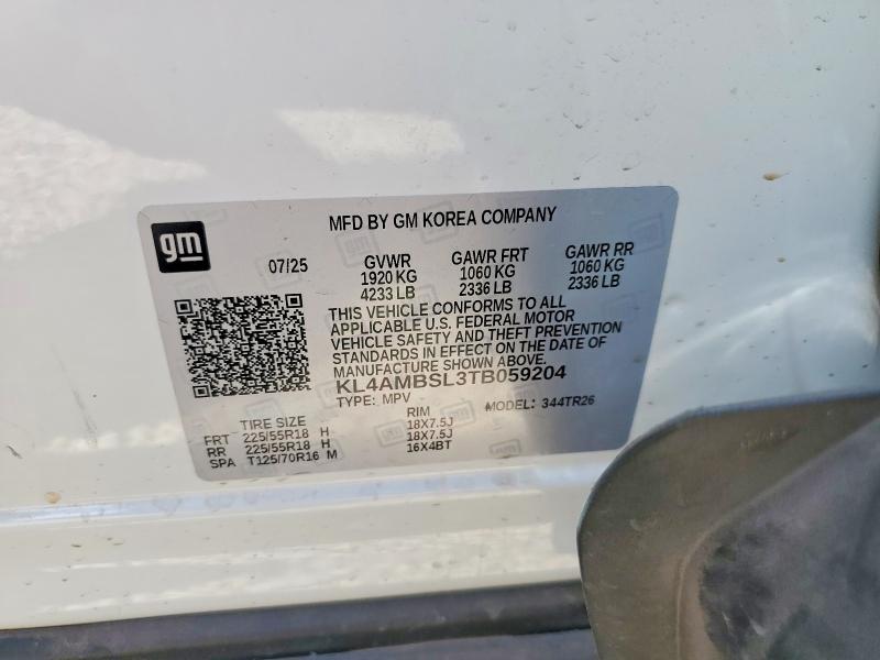 Продажа на аукционе авто 2026 Buick Encore Gx, vin: KL4AMBSL3TB059204, номер лота: 48109946