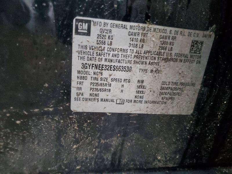 Aukcja sprzedaży 2014 Cadillac Srx, vin: 3GYFNEE32ES663530, numer aukcji: 45704096