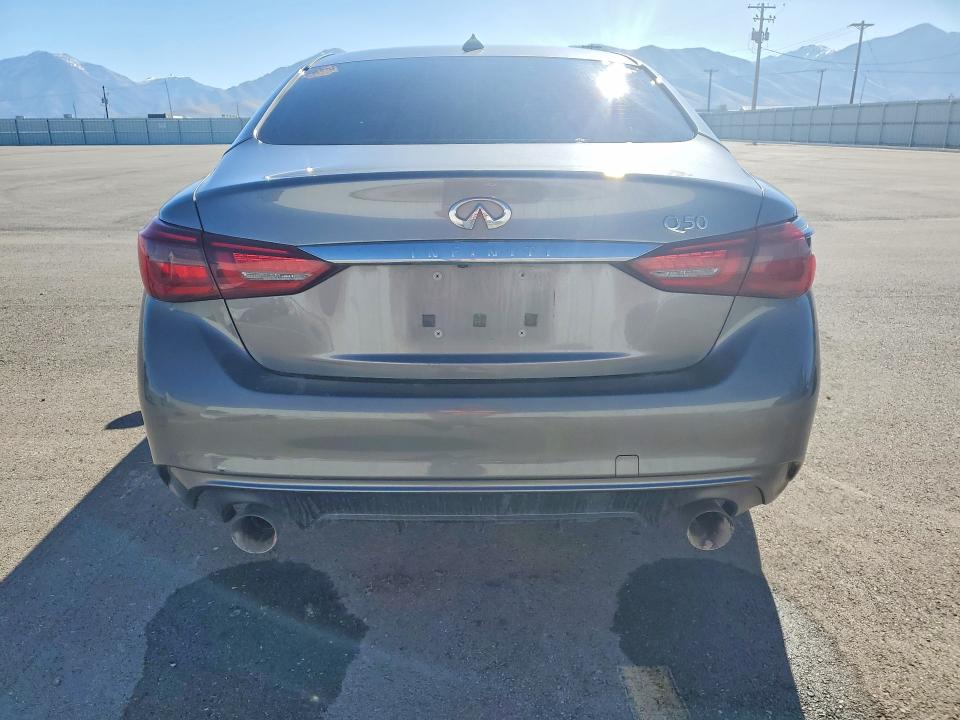 2018 Infiniti Q50 მანქანა იყიდება აუქციონზე, vin: JN1CV7AP0JM241332, აუქციონის ნომერი: 79305815