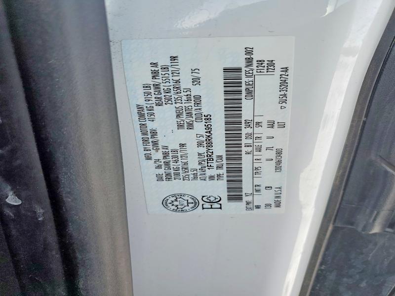 Aukcja sprzedaży 2024 Ford Transit, vin: 1FTBR2Y88RKA95185, numer aukcji: 79823275