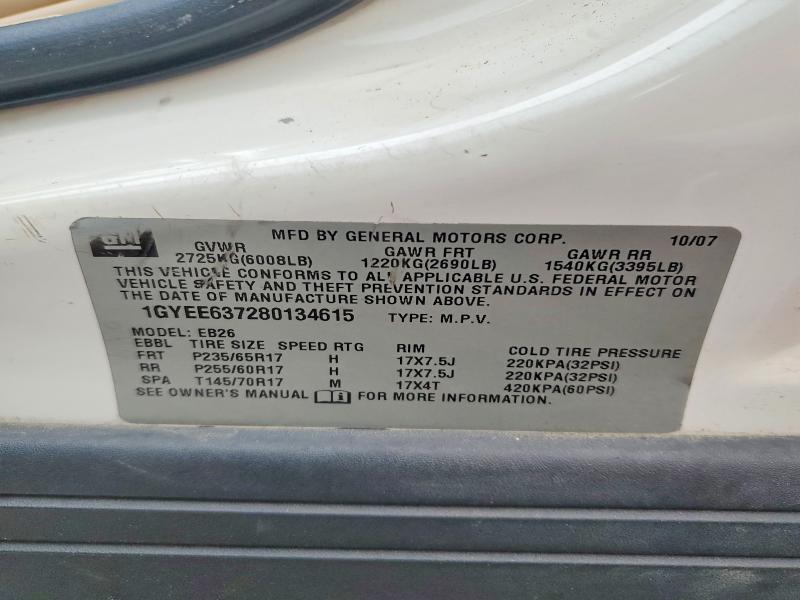 Продаж на аукціоні авто 2008 Cadillac Srx, vin: 1GYEE637280134615, номер лоту: 45510236