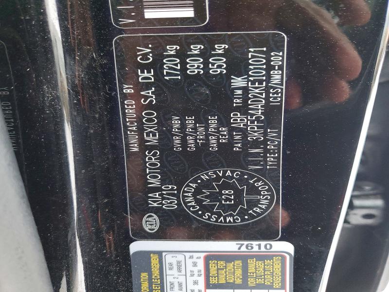 Aukcja sprzedaży 2019 Kia Forte 4d Ex, vin: 3KPF54AD2KE101071, numer aukcji: 46701196