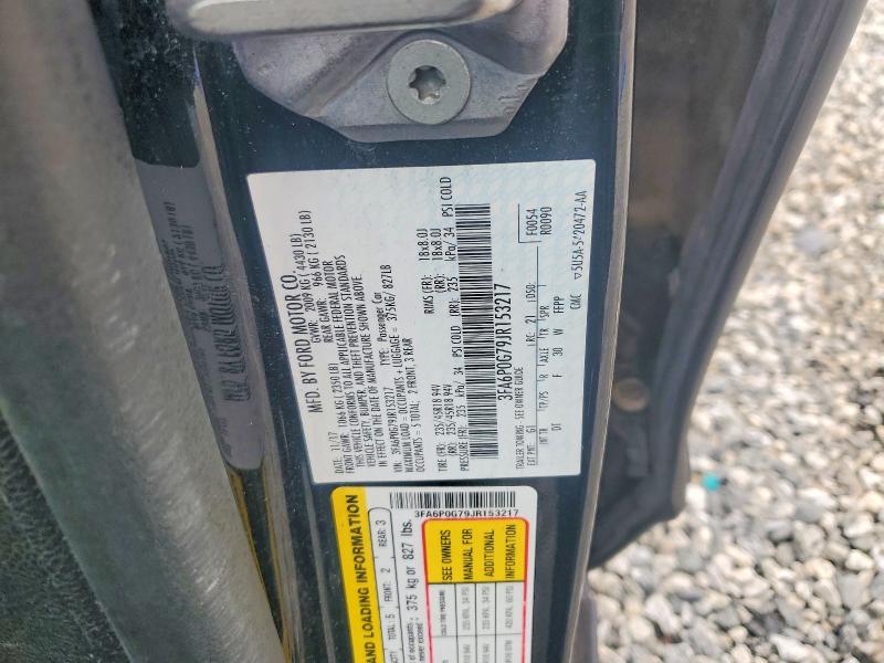 Aukcja sprzedaży 2018 Ford Fusion, vin: 3FA6P0G79JR153217, numer aukcji: 79449485