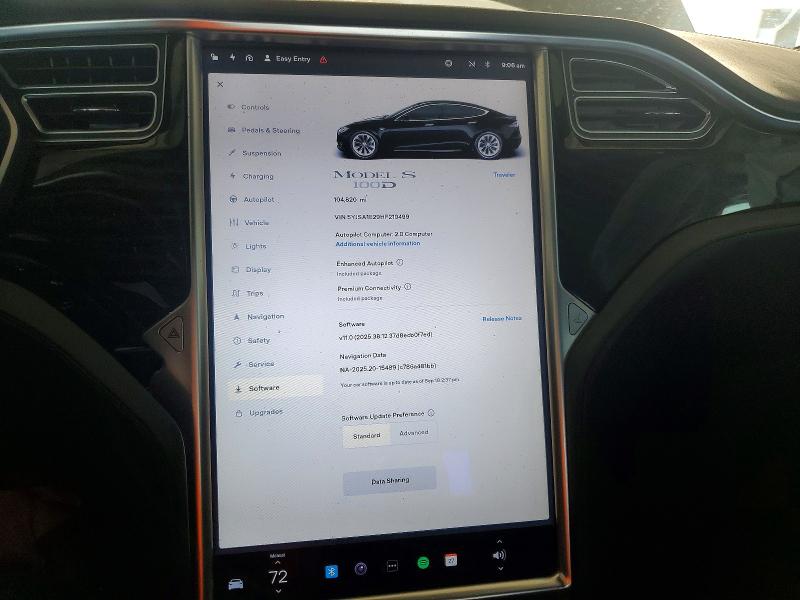 47796816 :رقم المزاد ، 5YJSA1E29HF210499 vin ، 2017 Tesla Model S مزاد بيع