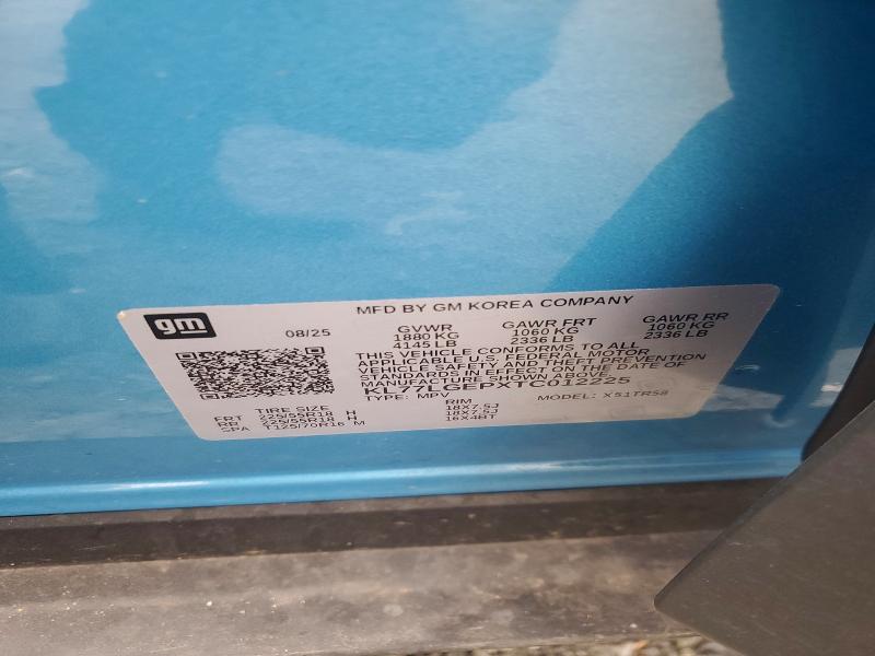 79608165 :رقم المزاد ، KL77LGEPXTC012225 vin ، 2026 Chevrolet Trax مزاد بيع