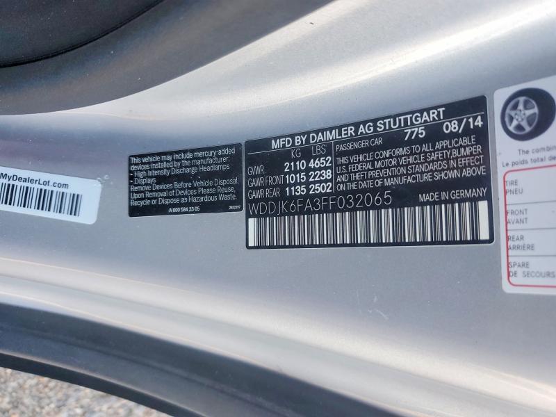 Aukcja sprzedaży 2015 Mercedes-benz Sl, vin: WDDJK6FA3FF032065, numer aukcji: 46110306