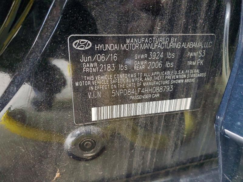 Aukcja sprzedaży 2017 Hyundai Elantra, vin: 5NPD84LF4HH088793, numer aukcji: 46317966