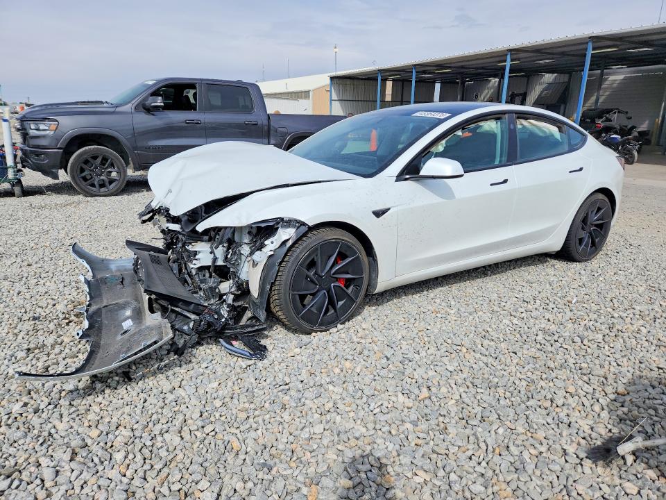 2024 Tesla Model 3 მანქანა იყიდება აუქციონზე, vin: 5YJ3E1ET2RF793694, აუქციონის ნომერი: 48364376