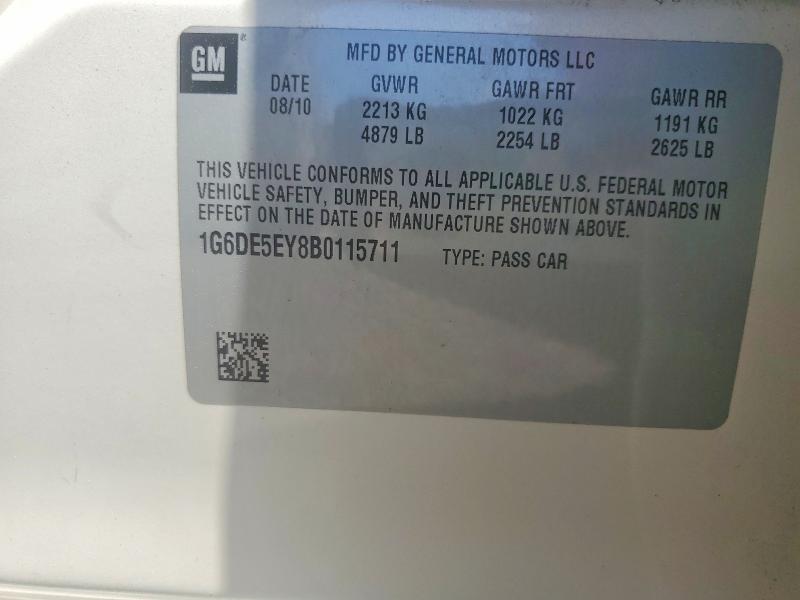 Продаж на аукціоні авто 2011 Cadillac Cts, vin: 1G6DE5EY8B0115711, номер лоту: 47657416