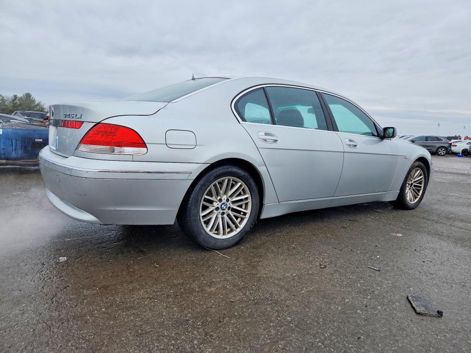 2005 Bmw 745 მანქანა იყიდება აუქციონზე, vin: WBAGN63595DS60839, აუქციონის ნომერი: 79829845