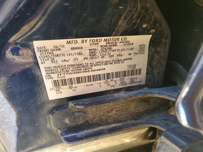 Продажа на аукционе авто 2011 Ford F250, vin: 1FT7W2B63BEA64808, номер лота: 47404136