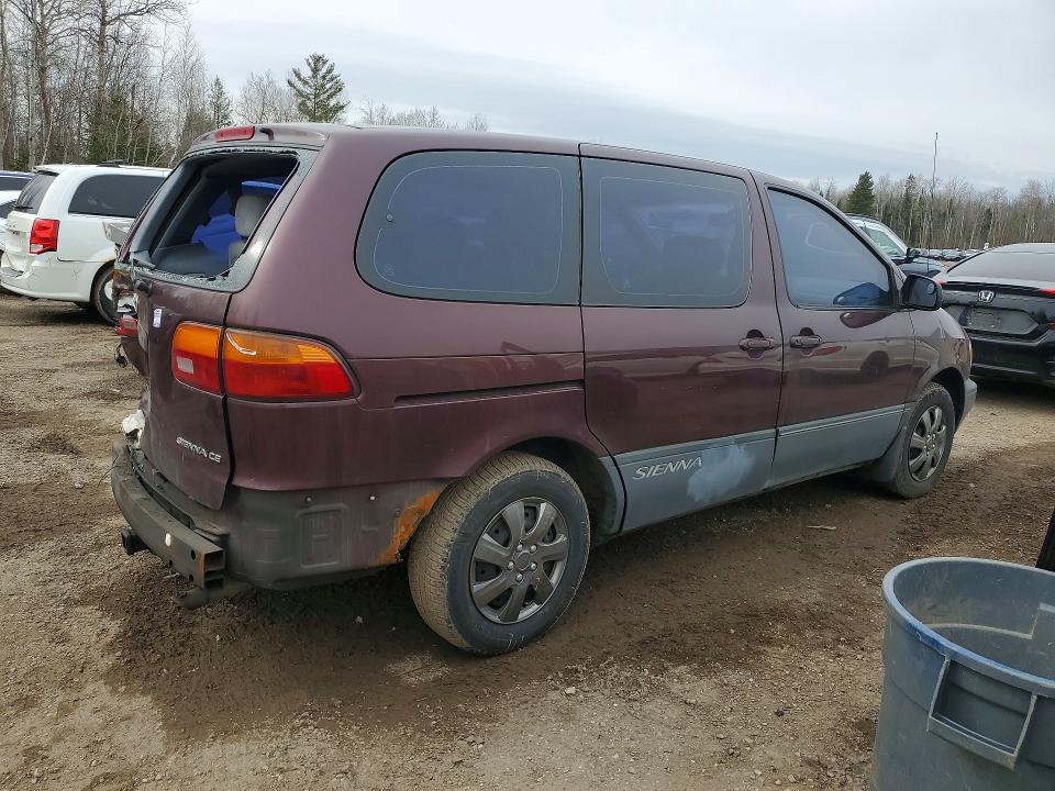46459846 :رقم المزاد ، 4T3ZF19C6YU236443 vin ، 2000 Toyota Sienna مزاد بيع