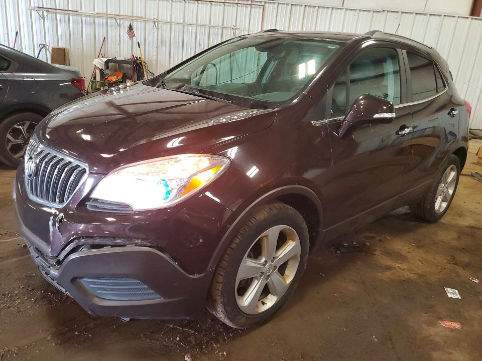 2016 Buick Encore მანქანა იყიდება აუქციონზე, vin: KL4CJASBXGB548563, აუქციონის ნომერი: 46862556