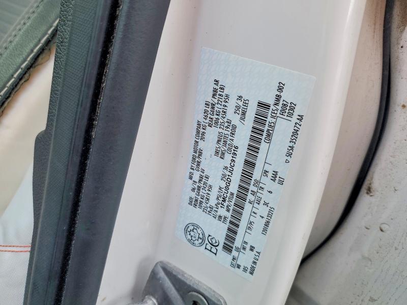Продажа на аукционе авто 2018 Ford Escape, vin: 1FMCU0GD1JUC91916, номер лота: 41939356