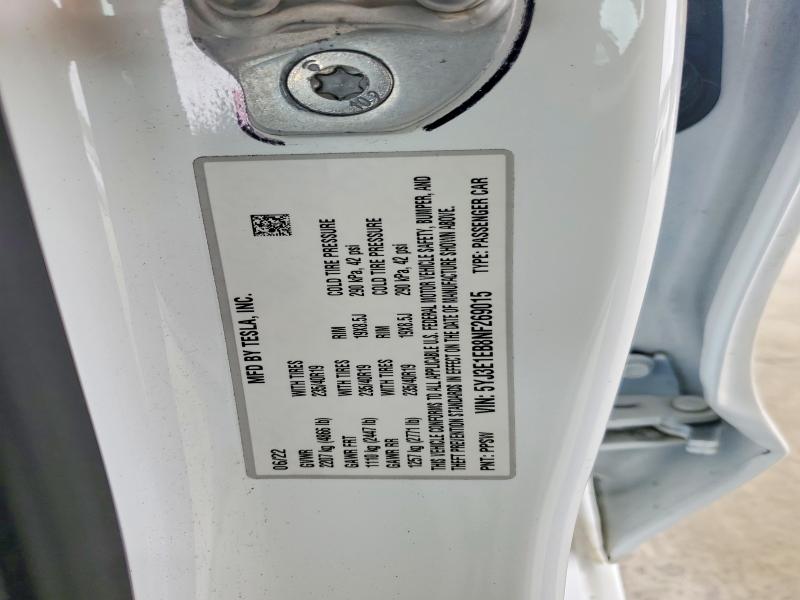 Продажа на аукционе авто 2022 Tesla Model 3, vin: 5YJ3E1EB8NF269015, номер лота: 47142806