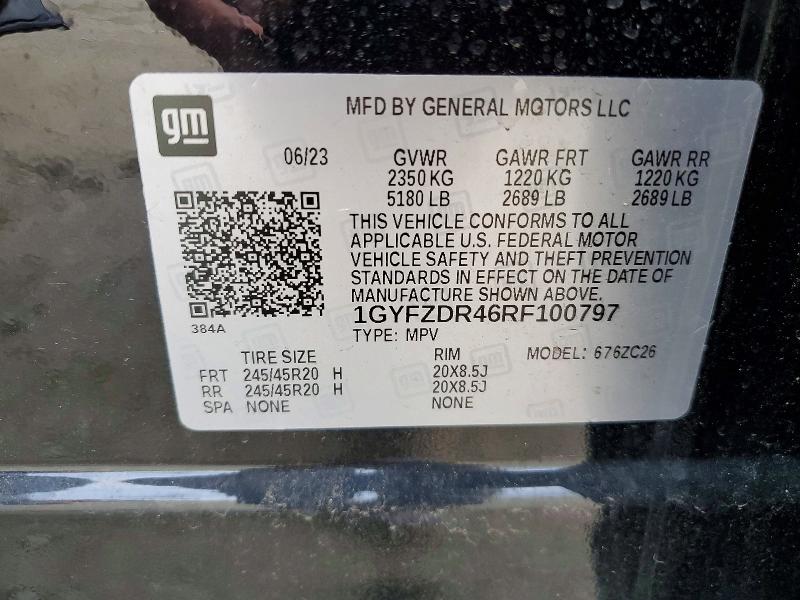 Aukcja sprzedaży 2024 Cadillac Xt4, vin: 1GYFZDR46RF100797, numer aukcji: 47891946