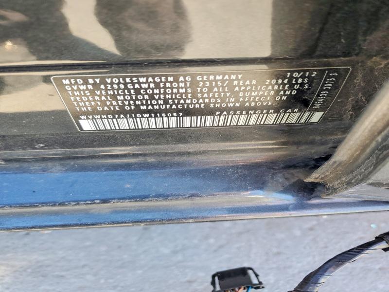 Aukcja sprzedaży 2013 Volkswagen Gti, vin: WVWHD7AJ1DW116057, numer aukcji: 46730606