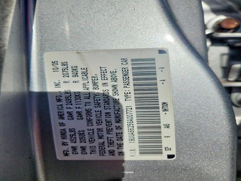 Продажа на аукционе авто 2006 Acura 3.2tl, vin: 19UUA66256A007721, номер лота: 46452626