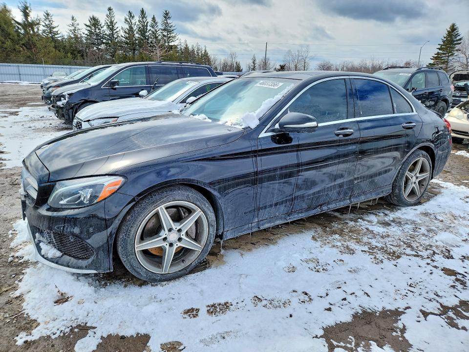 2015 Mercedes-benz C მანქანა იყიდება აუქციონზე, vin: 55SWF4KB7FU053639, აუქციონის ნომერი: 46037356