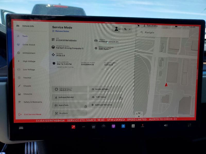 Продаж на аукціоні авто 2022 Tesla Model S, vin: 5YJSA1E51NF489484, номер лоту: 46587356