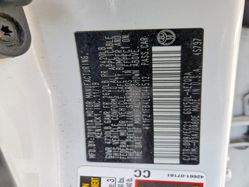 2020 Toyota Avalon მანქანა იყიდება აუქციონზე, vin: 4T1FZ1FB4LU044512, აუქციონის ნომერი: 46902686