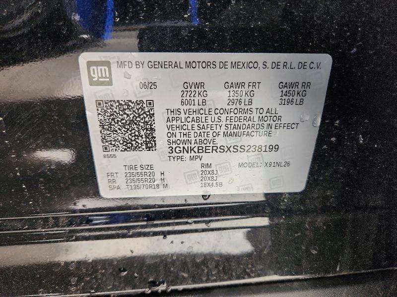 Продаж на аукціоні авто 2025 Chevrolet Blazer, vin: 3GNKBERSXSS238199, номер лоту: 46464506