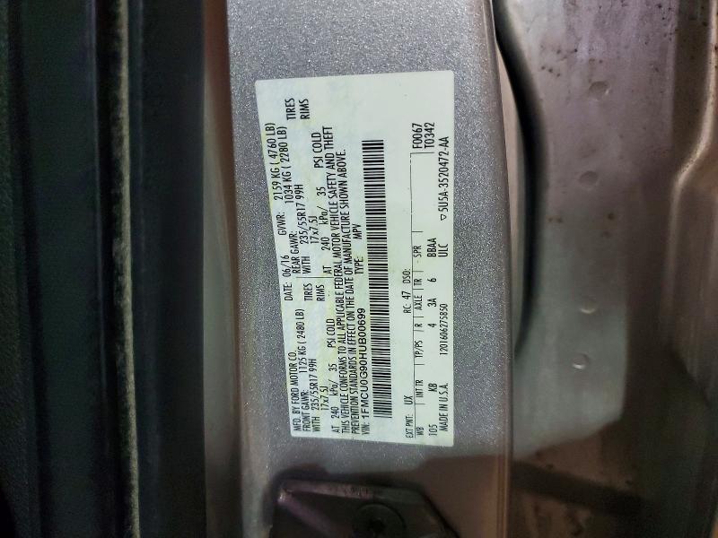 Продаж на аукціоні авто 2017 Ford Escape, vin: 1FMCU0G90HUB00699, номер лоту: 47335976