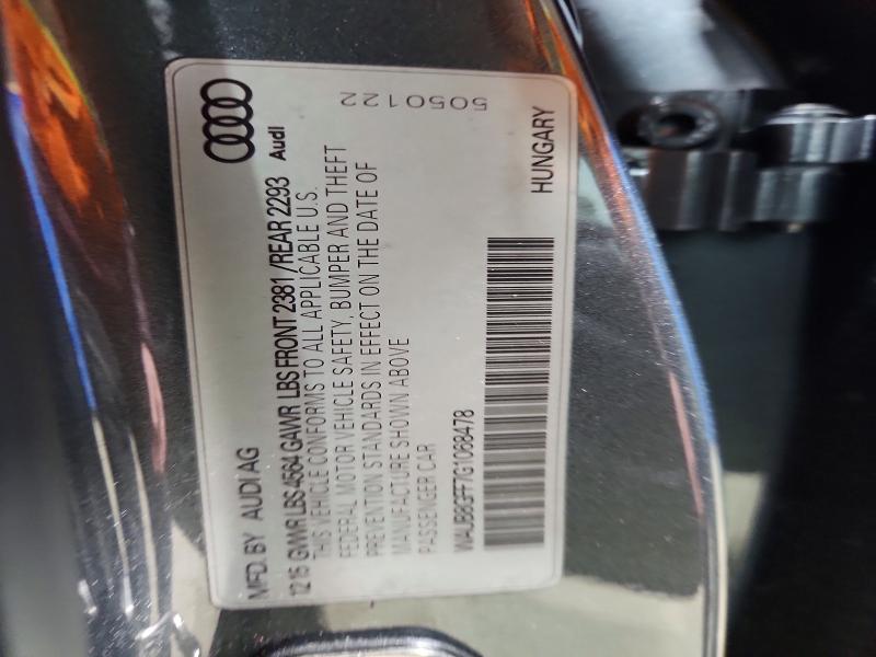 78833225 :رقم المزاد ، WAUB8GFF7G1068478 vin ، 2016 Audi A3 مزاد بيع
