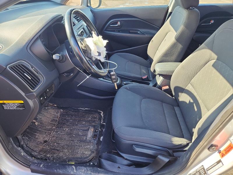 48107026 :رقم المزاد ، KNADN5A37G6593305 vin ، 2016 Kia Rio 5-door مزاد بيع
