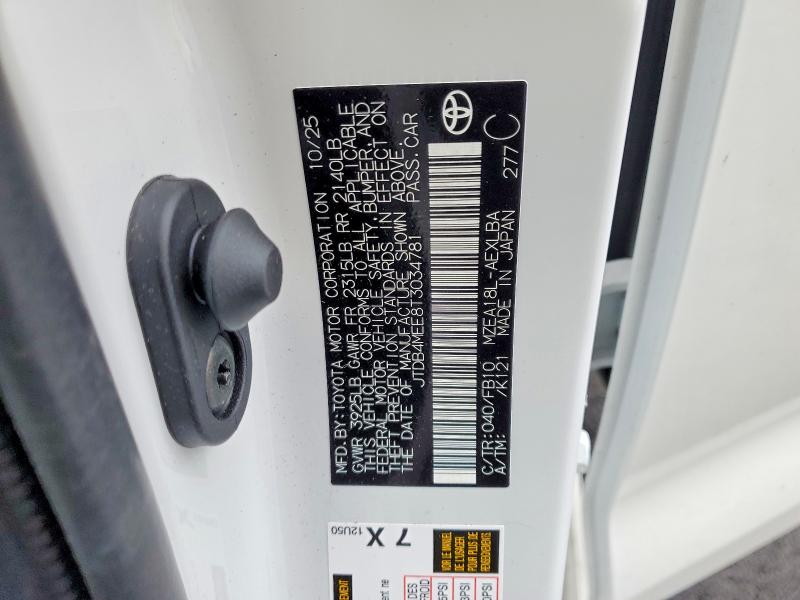 Продажа на аукционе авто 2026 Toyota Corolla, vin: JTDB4MEE8T3034781, номер лота: 79812895