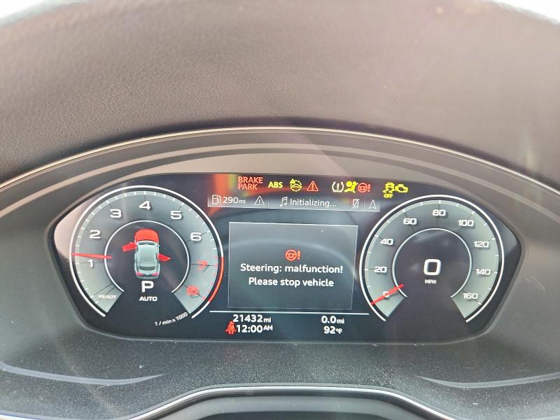 2024 Audi A5 მანქანა იყიდება აუქციონზე, vin: WAUFACF5XRA065812, აუქციონის ნომერი: 47779706