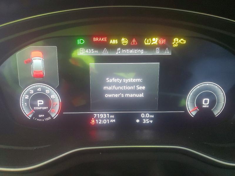 Aukcja sprzedaży 2021 Audi A4 Allroad, vin: WA18AAF40MA003314, numer aukcji: 46220626