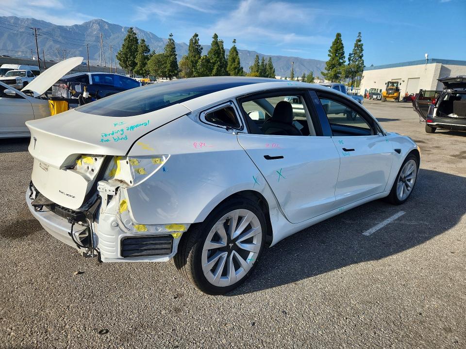 2022 Tesla Model 3 მანქანა იყიდება აუქციონზე, vin: 5YJ3E1EB4NF209541, აუქციონის ნომერი: 79094055