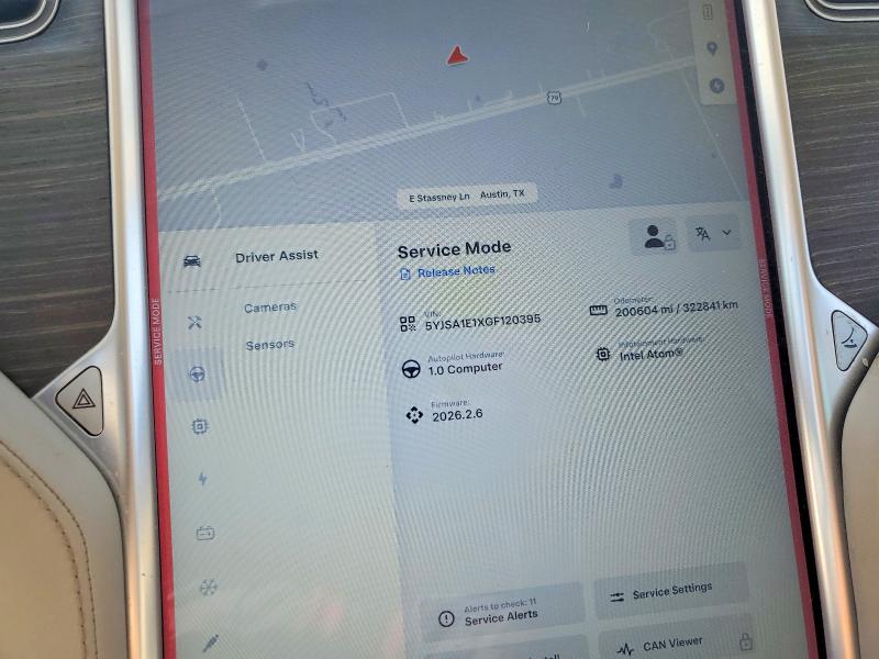 47130166 :رقم المزاد ، 5YJSA1E1XGF120395 vin ، 2016 Tesla Model S مزاد بيع