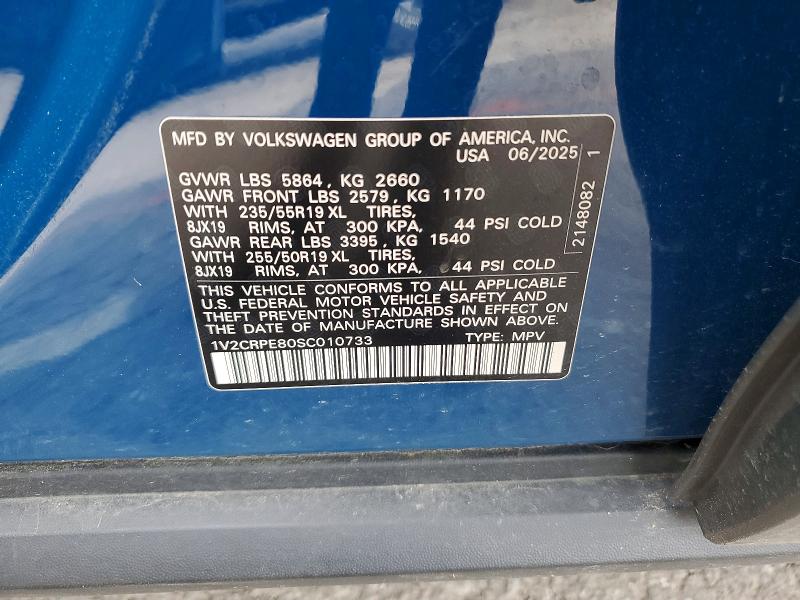 Продаж на аукціоні авто 2025 Volkswagen Id.4, vin: 1V2CRPE80SC010733, номер лоту: 41906806